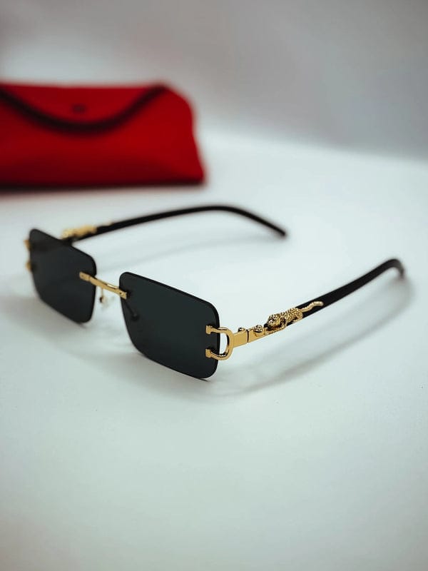 Panther Luxe Rimless Sunglasses